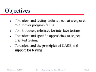 Ch. 20 software testing | PPT