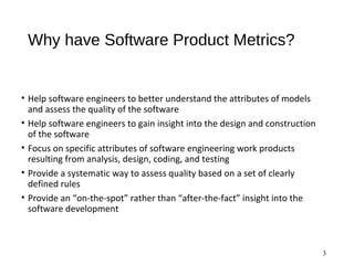 Chapter 15 software product metrics | PPT