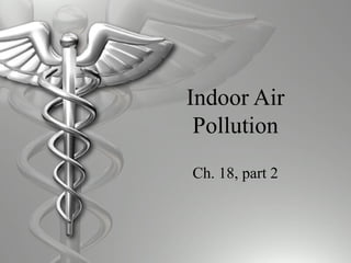 Indoor Air
Pollution
Ch. 18, part 2
 