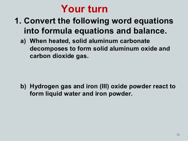 unit 8 1 to 8 3 solid iron iii oxide reacts with hydrogen gas to form solid iron and liquid water