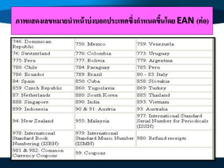 Ch.07 บาร์โค้ด (Bar Code) | PDF