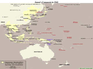 Japan’s Conquests in 1942
 