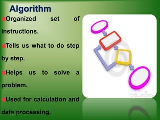 Computer programs, flow chart & algorithm | PPT