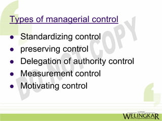 Principles of Management – Chpt 17 : Controlling | PDF