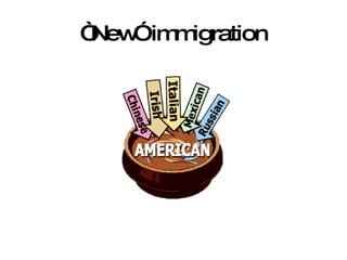“ New” immigration