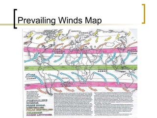 Prevailing Winds Map 