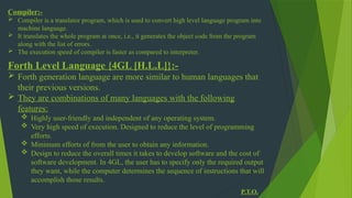 Comprehensive Overview of Computer Languages and Translator Programs | PPTX