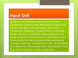 Computer System - An Overview | PPTX