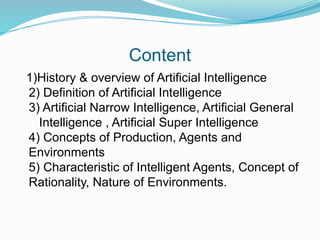 Ia Introduction Fundamentals of ai chapter 1 introduction | PDF