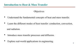 Comprehensive Introduction to Heat and Mass Transfer Principles and ...