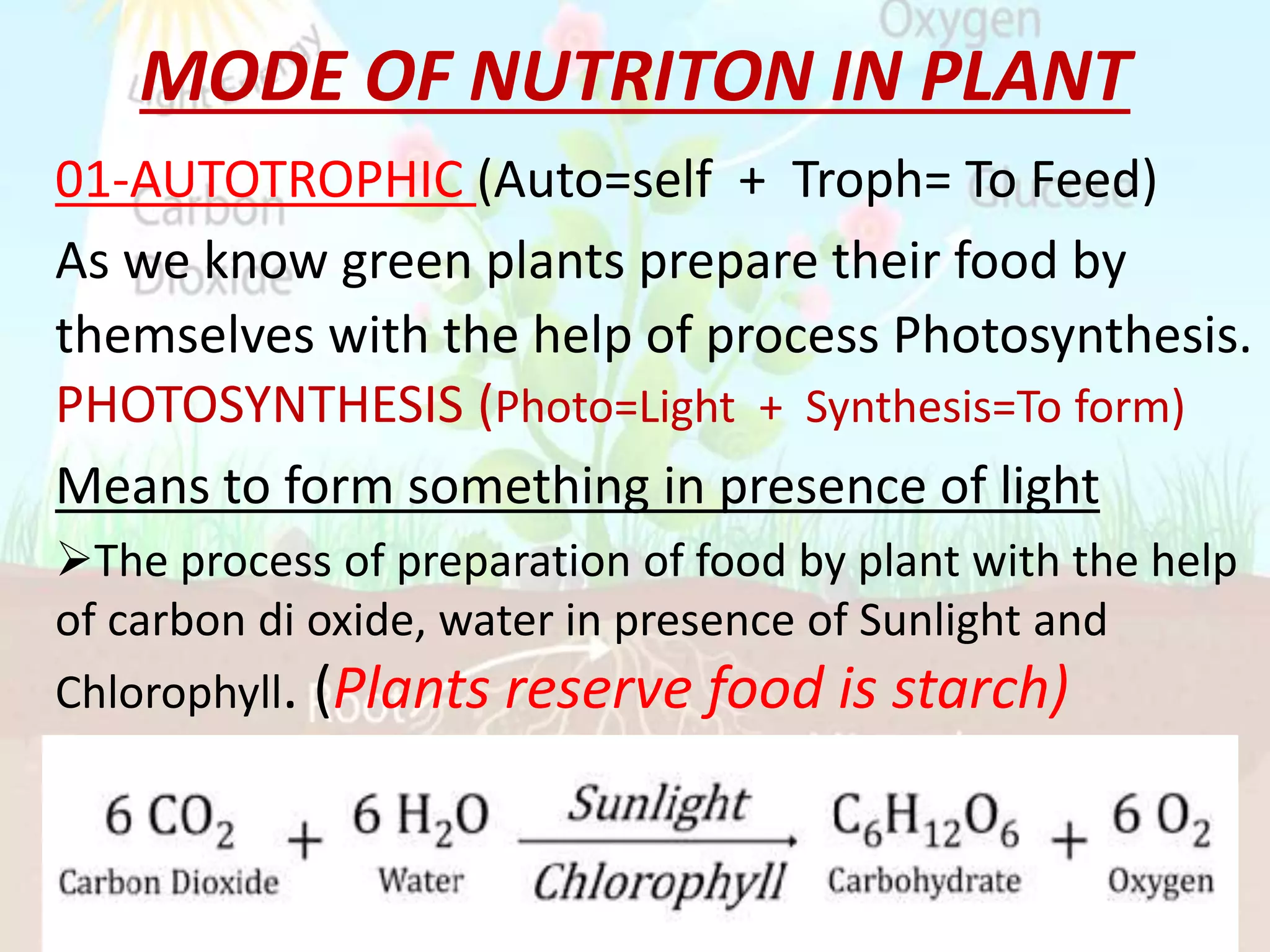 Class -7 Science Chapter-1 nutrition in plants, | PPTX