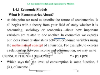 Chapter one Introduction to Econometrics | PPTX