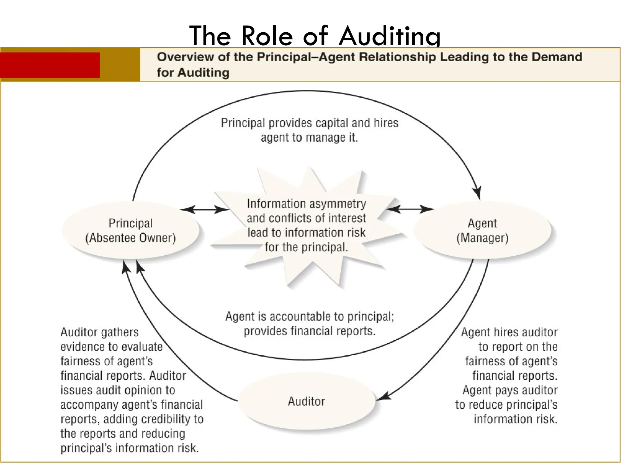 The Role of Auditing
 