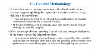 Divide and Conquer Algorithms: Methodology, Min-Max, and Binary Search ...