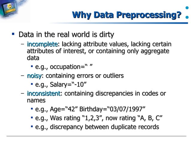Data Preprocessing | PPT