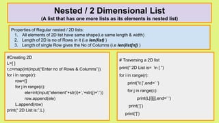 Data structures: linear lists | PPTX
