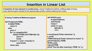 Data structures: linear lists | PPTX
