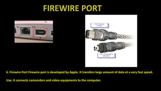 Firewire Serial Port Computer - Hardware components | PPTX