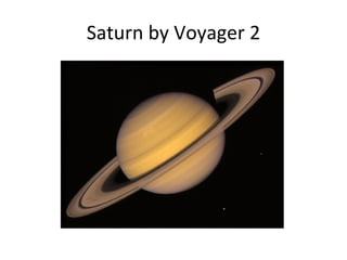 Saturn by Voyager 2 