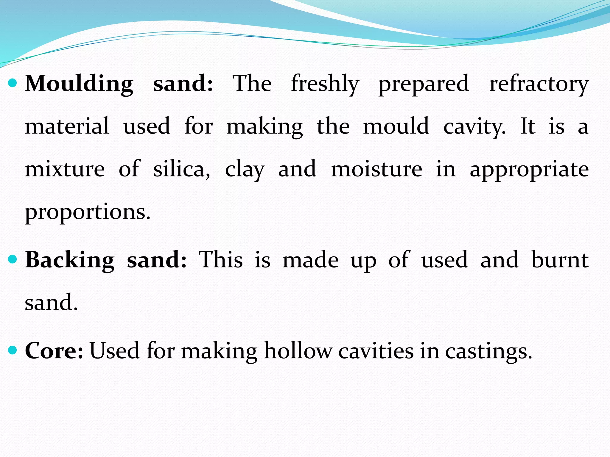 Ch 21 sand casting | PPTX