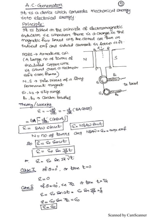 class 12 physics electromagnetic induction | PDF