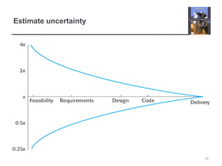 Estimate uncertainty
35
 