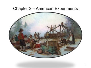 Chapter 2 – American Experiments
1
 