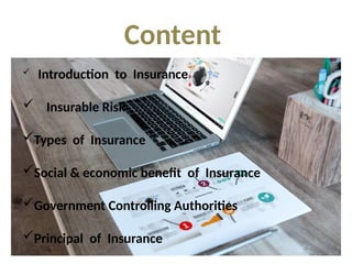 ch . 3 Introduction to Insurance INSURANCE.pptx