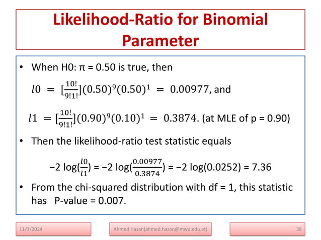 Introduction To Categorical Data Analysis Ppt