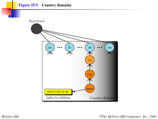 Figure 25.9   Country domains 
