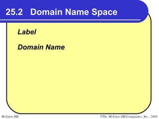 25.2  Domain Name Space Label Domain Name 