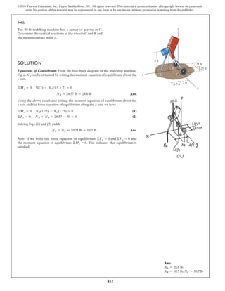hibbler statics solutions_ hibbler statics solutions | PDF