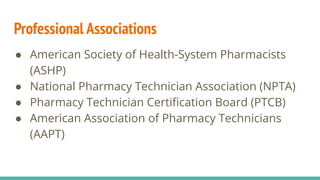 Introduction to Pharmacy: What is a Pharmacy Technician | PDF