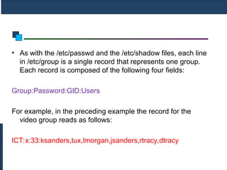 ch.7 Managing Linux Groups Mangmentss.ppt