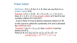 Comprehensive Introduction to Set Theory in Discrete Mathematics | PPTX