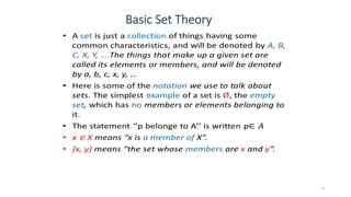 Comprehensive Introduction to Set Theory in Discrete Mathematics | PPTX