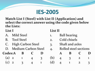 Ch 27.4 plain carbon steel | PPTX