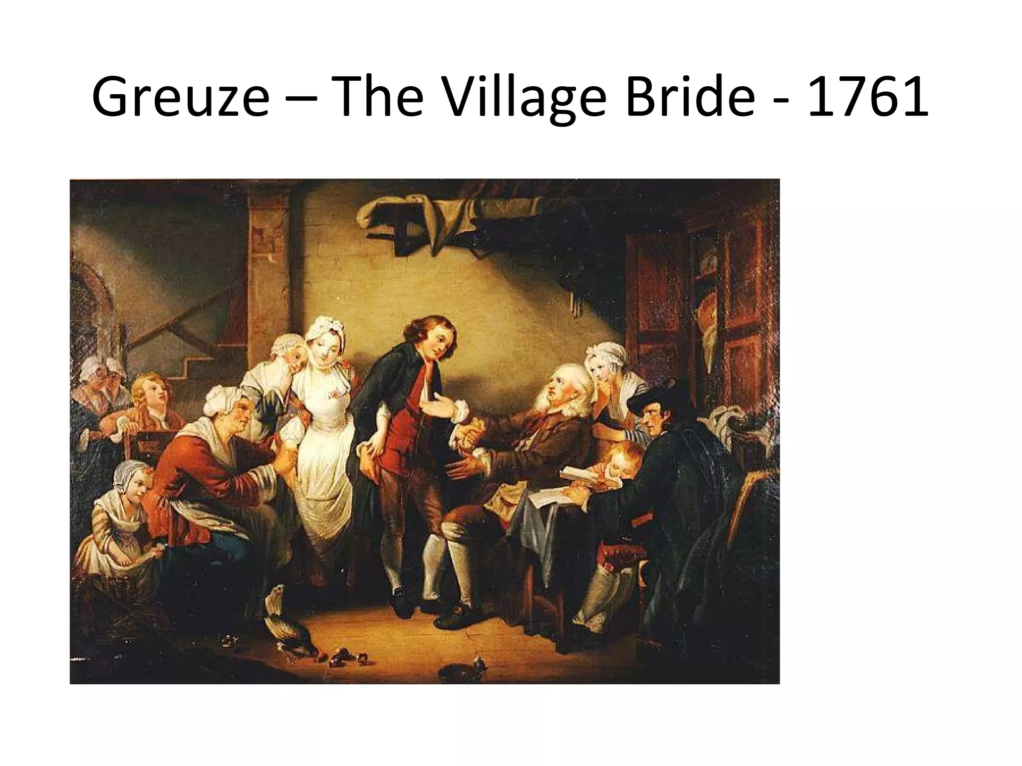 Greuze – The Village Bride - 1761 
