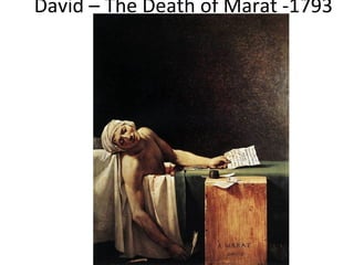 David – The Death of Marat -1793 