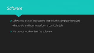 What is Software?