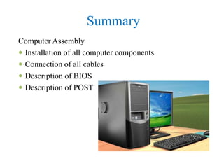 Ch 2 computer assembly disassembly | PPTX