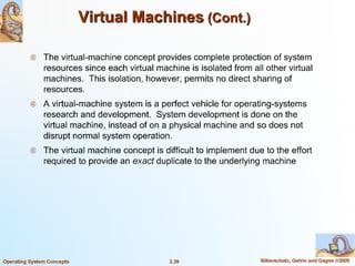 Operating system structure and its models