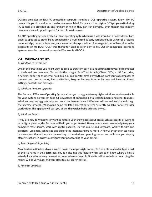 Operating System Notes Pdf Operating System Notes Pdf