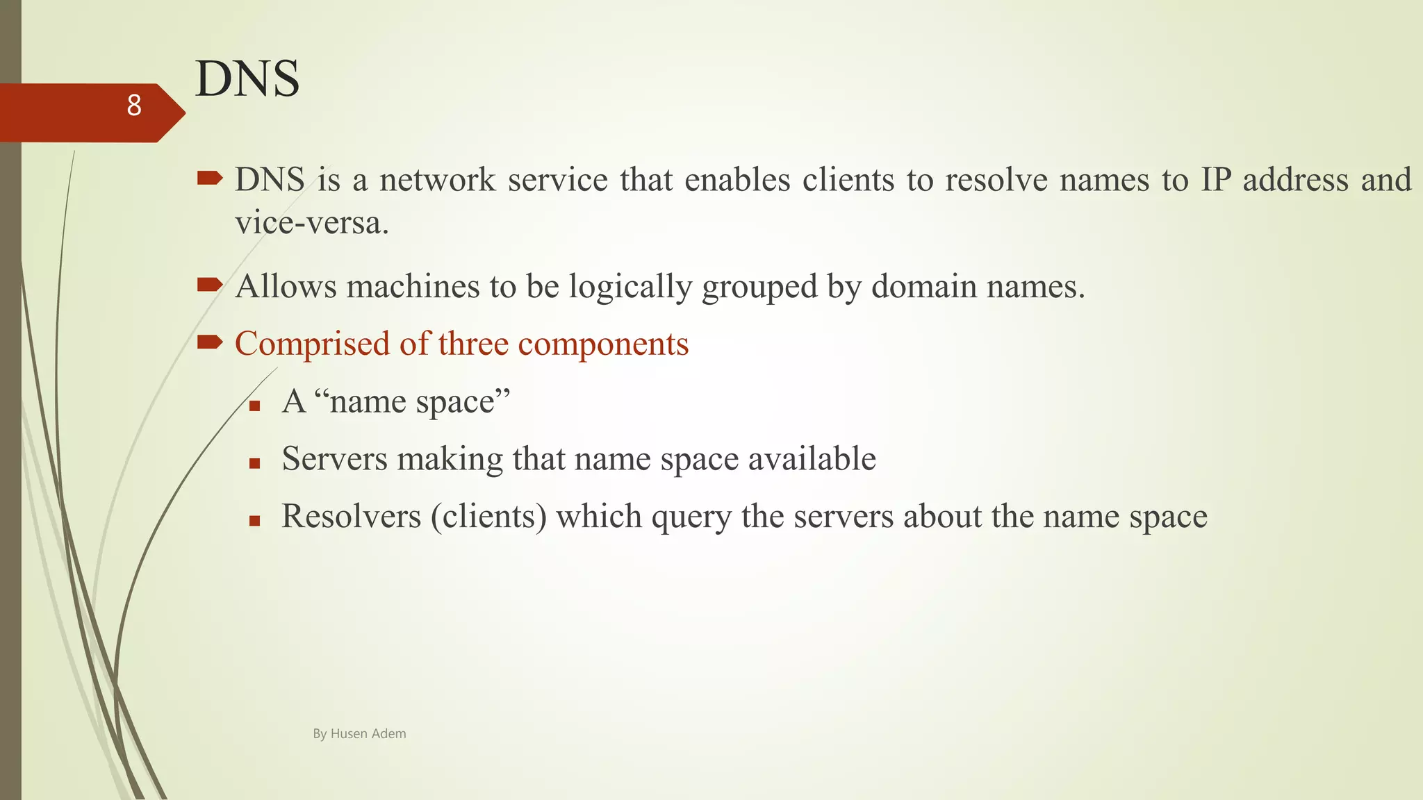Network and system administration chapter 2 pptx web hosting internet