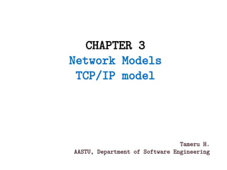 TCP/IP Model | PPT