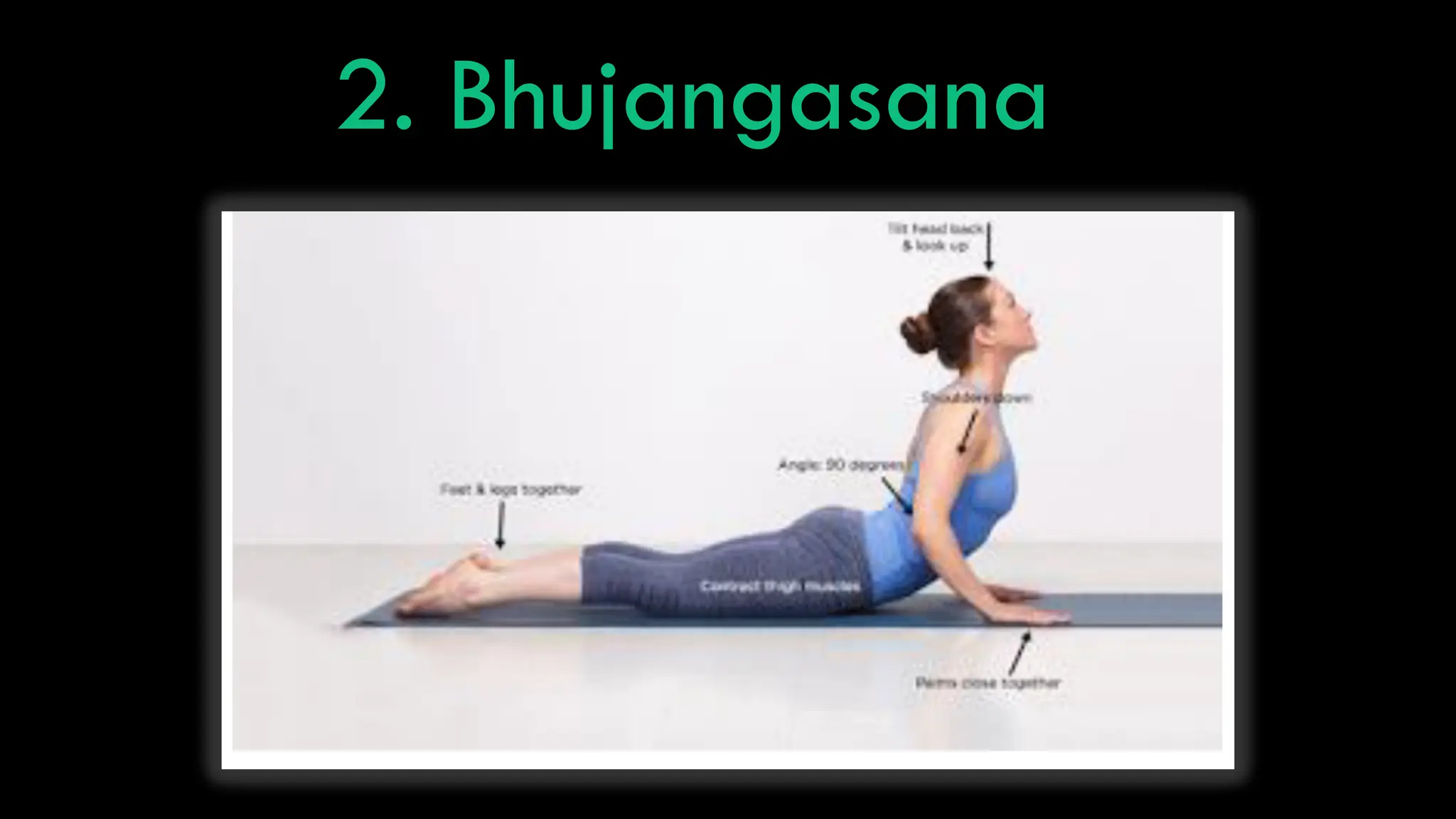 2. Bhujangasana
 