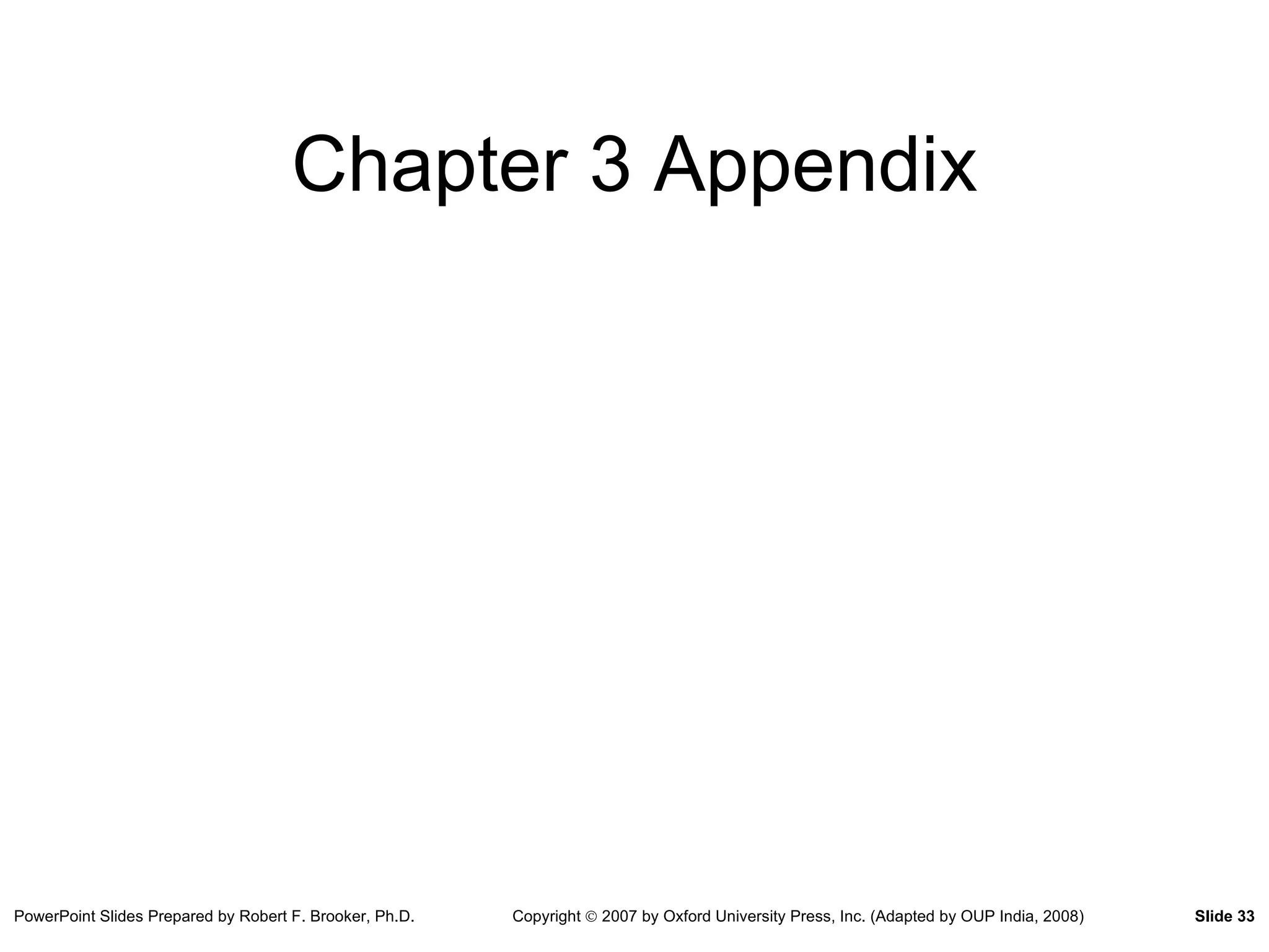 Chapter 3 Appendix 