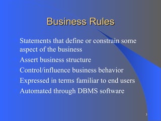 Ch 3 E R Model | PPT