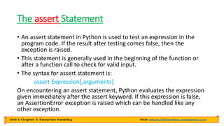 ch-3-exception-handling.pdf | Programming Languages | Computing