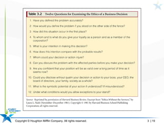 Copyright © Houghton Mifflin Company. All rights reserved. 3 | 19
 